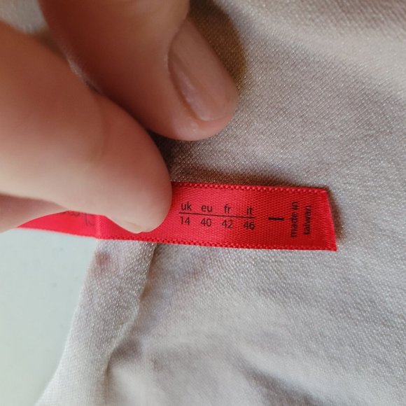 SPANX Slimmer & Shine Open Bust Bodysuit Shaper Beige Plus 1X - Picture 6 of 7